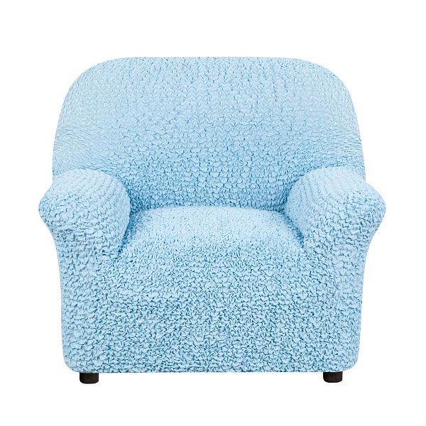 Еврочехол Чехол на кресло Микрофибра Голубой